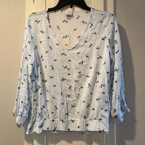 A New Day light blue blouse